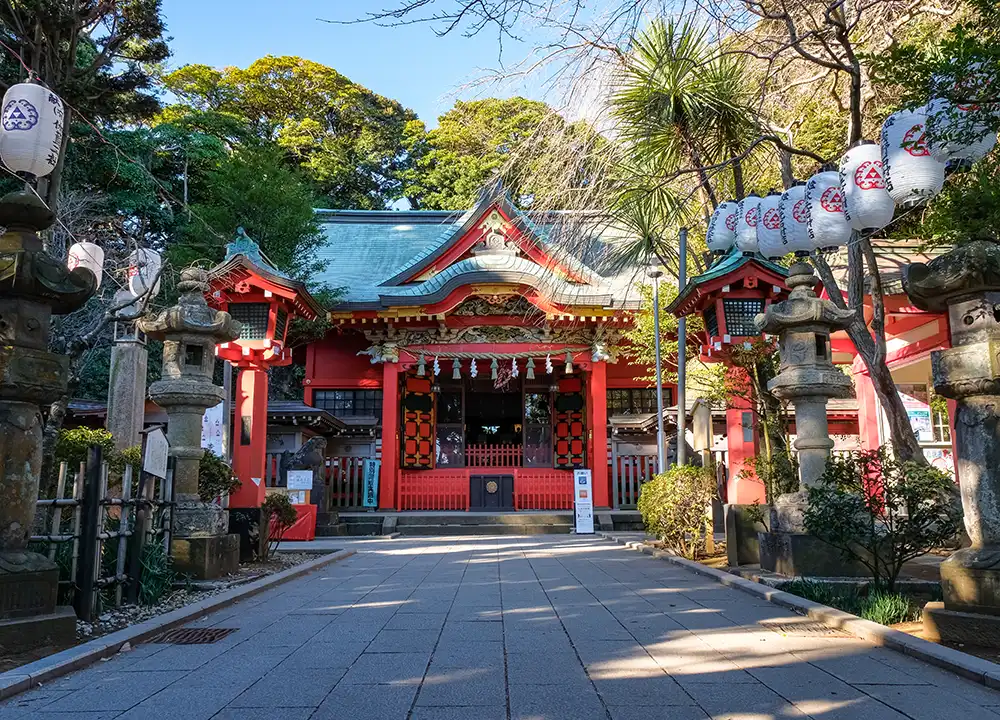Enoshima Shrine in Japan