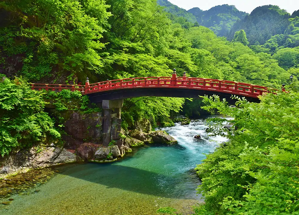 Shinkyo-brug in Nikko, Japan