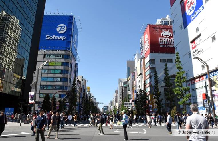 Het centrum van Akihabara