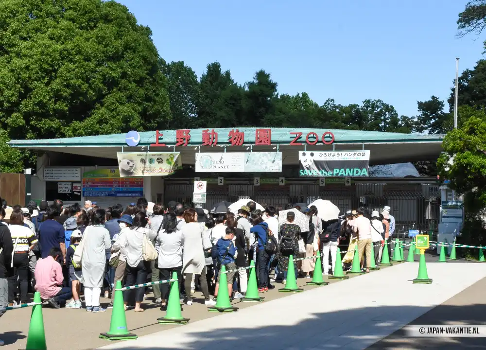 Ueno Zoo in Ueno Park in Tokyo